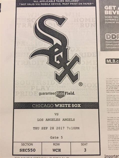 chicago white sox ticket prices